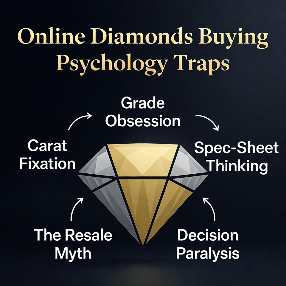 Online diamond buyer psychology traps