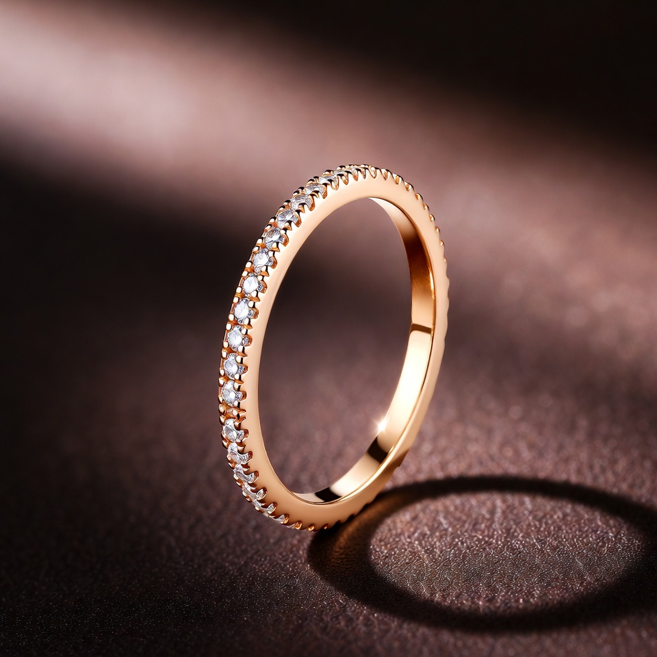 Rose gold ring
